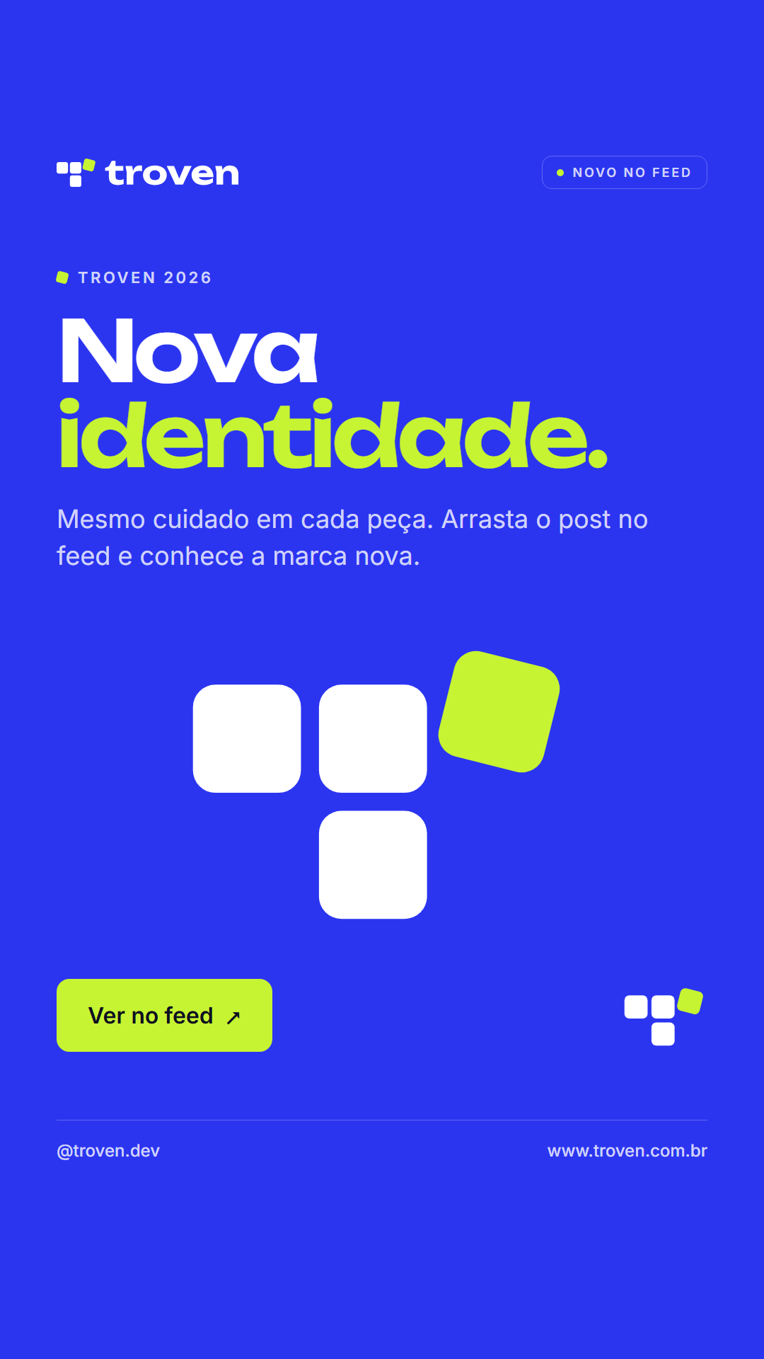 Story de lançamento